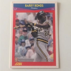 1990 Score Superstar Barry Bonds Collector’s Card #53